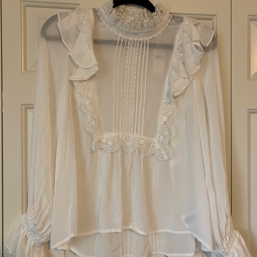 Anthropologie Eri+ Ali Romantic Blouse